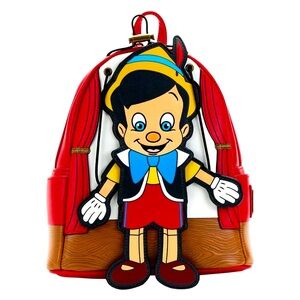 Loungefly Disney Pinocchio Marionette Mini Backpack NWT